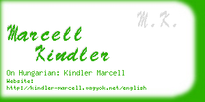 marcell kindler business card